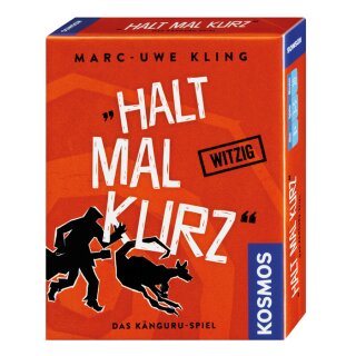 Spiel - Kling, Marc-Uwe - Das Känguru Spiel &bdquo;Halt Mal Kurz&ldquo; rot