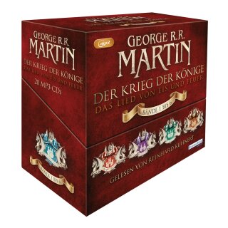 MP3 - Martin, George R.R. -  Der Krieg der Könige - Die Box: Das Lied von Eis und Feuer – Bände 1 bis 6