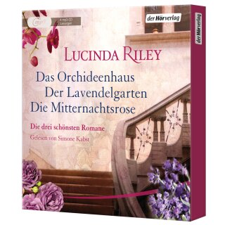 MP3-Box - Riley, Lucinda - 3 CDs &bdquo;Das Orchideenhaus, Der Lavendelgarten, Die Mitternachtsrose&ldquo;