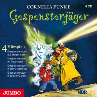 CD - Funke, Cornelia - Gespensterjäger: 4 CDs Gespensterjäger in großer Gefahr - in der Gruselburg - im Feuerspuk - auf eisiger Spur