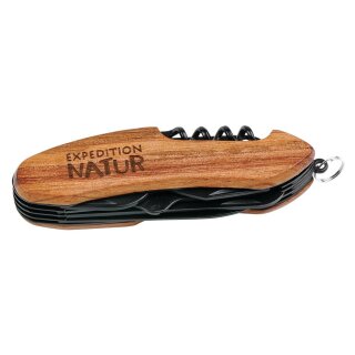 Expedition Natur Outdoor-Taschenmesser mit Holzgriff