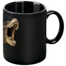 Magische Dino-Zauber-Tasse mit Farbwechsel - Keramik schwarz