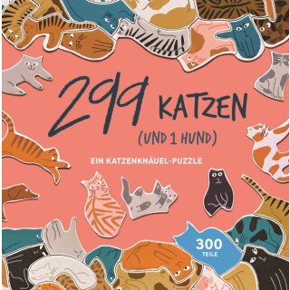 Maupetit, Léa -  299 Katzen (und 1 Hund) - Ein Katzenknäuel-Puzzle