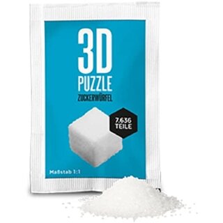 Liebeskummerpillen - „3D-Puzzle Zuckerwürfel“
