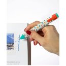 Pen Bookmark Hunde - Stift und Lesezeichen in einem - Superflacher und radierbarer Tintenroller