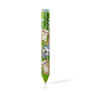 Pen Bookmark Faultier - Stift und Lesezeichen in einem - Superflacher und radierbarer Tintenroller