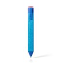 Pen Bookmark Blue Words - Stift und Lesezeichen in einem - Superflacher und radierbarer Tintenroller