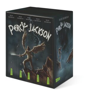 Riordan, Rick - Percy Jackson Percy-Jackson-Taschenbuchschuber (Percy Jackson) - Alle fünf Bände der Bestsellerserie im Schuber!