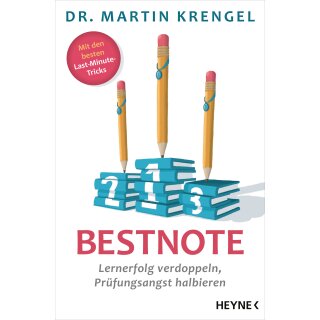 Krengel, Martin -  Bestnote - Lernerfolg verdoppeln. Prüfungsangst halbieren - Mit über 100 Grafiken und den besten Last-minute-Tricks (TB)