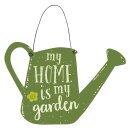Blatt & Blüte Gartenschild - Sonne im Herzen / schön hier / bee happy / My home is my garden
