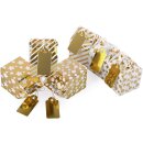 Candy-Boxen / Geschenkboxen mit Goldfolie - 12 Stück