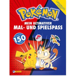 Pokémon: Mein ultimativer Spiel- und Malspaß - Mit mehr als 150 Stickern!