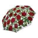 RKS014 - Regenschirm / Taschenschirm Rote Rosen