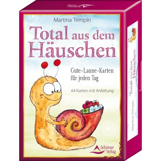 Trimpin, Martina -  Total aus dem Häuschen - Gute-Laune-Karten für jeden Tag - 44 Karten mit Anleitung