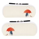 RBE066 - Brillenetui - „Zwei unterm Schirm mit Hund“