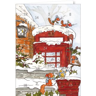 RAKW004 - Adventskalender A4 - "Tilda - Weihnachtspost"
