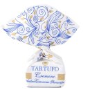 Tartufo dolce Cremino von Antica Torroneria - Schokoladentrüffel mit weißer Schokolade, Vollmilchschokolade, italienischem Haselnuss-Nougat und feiner Haselnusspaste 14g (weiß)