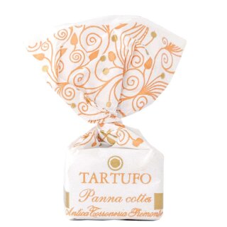 Tartufo dolce Panna Cotta von Antica Torroneria - weißer Schokoladen Trüffel mit feinem Kakaopulver umhüllt á 14g (weiß)