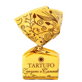 Tartufo dolce Zenzero & Cannella von Antica Torroneria - dunkler Schokoladen-Trüffel 14g (dunkel)