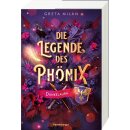 Milán, Greta - Die Legende des Phönix, Band 1: Dunkelaura (HC) Limitierte Auflage mit farbigem Buchschnitt! 