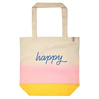 Smile Shopper Bio-Baumwolle Happy - Einkaufstasche