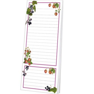 RKNB224 – Kühlschrankblöckchen - „Erdbeeren und Johanissbeeren“