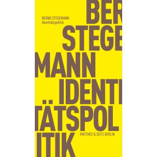 Stegemann, Bernd - Identitätspolitik (TB)