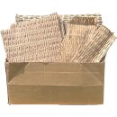 Polstermatten aus Wellpappe | ca. 50 Liter Füllmaterial für Pakete | Shredder aus recycelten Kartons | Geschenke etc. sicher verpacken