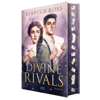 Ross, Rebecca - Letters of Enchantment (1) Divine Rivals (HC) - limitierter Farbschnitt in der ersten Auflage