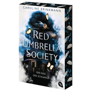 Brinkmann, Caroline - Die-Red-Umbrella-Society-Reihe (2) Red Umbrella Society – Der Biss der Schlange - Farbschnitt in limitierter Auflage (TB)