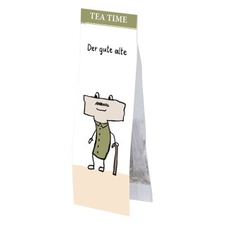 RTEE065 – Tea TIME : Der Gute alte T | Lesezeichen und Bio-Kräutertee