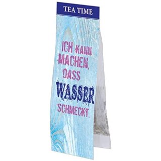 RTEE027 – Tea TIME : Ich kann Machen dass Wasser schmeckt | Lesezeichen und Bio-Kräutertee