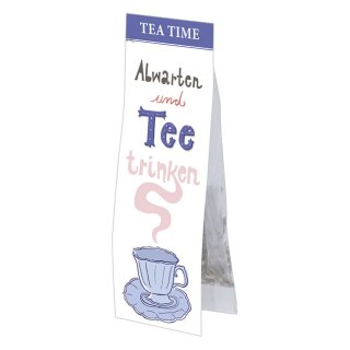 RTEE059 &ndash; Tea TIME : Abwarten und Tee trinken | Lesezeichen und Bio-Früchtetee