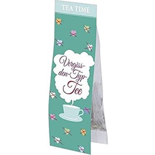 RTEE032 &ndash; Tea TIME : Vergiss den Typ | Lesezeichen und Bio-Früchtetee