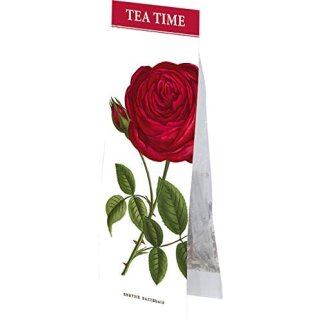 RTEE104 - TEA TIME : Rote Rosen | Lesezeichen und Bio-Rosentee