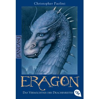 Paolini, Christopher - Eragon 1 "Das Vermächtnis der Drachenreiter" (TB) alt , blau