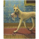 RBT317 – Brillenputztuch Doggs- Bunte Hunde „A Danish Noir“ ( Bridgeman Art Libary ) 15 x 18cm