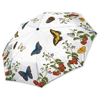 RKS007 - Regenschirm / Taschenschirm  "Merian Schmetterlinge"
