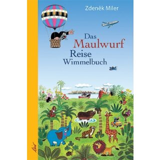 Kinderbuch - Das Maulwurf Reise Wimmelbuch - Zdenek Miler (Pappe)
