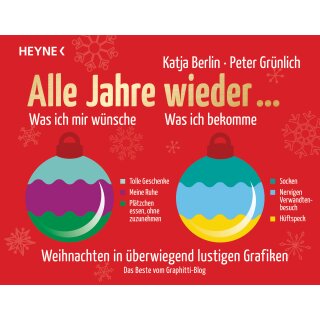 Berlin, Katja - Alle Jahre wieder...: Weihnachten in überwiegend lustigen Grafiken (TB)
