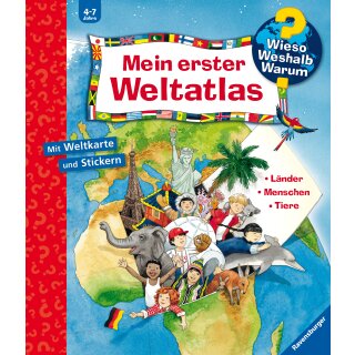 Kinderbuch - WWW Mein erster Weltatlas (Wieso? Weshalb? Warum?) (HC)