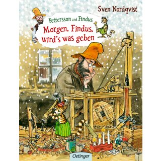Kinderbuch - Morgen, Findus, wirds was geben - Nordqvist, Sven (HC)