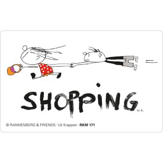 RKM171 &ndash; Magnet - &bdquo;Shopping&ldquo;
