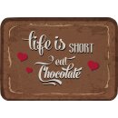 RTBS038 – Tablett aus Melamin – „Life is Short“