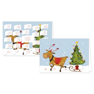 RASW018 -  Adventskalender -  Das Rentier bringt den Weihnachtsbaum 