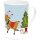 RFT109 – Tasse / Kaffeebecher - X-mas "Rentier mit Weihnachtsbaum"